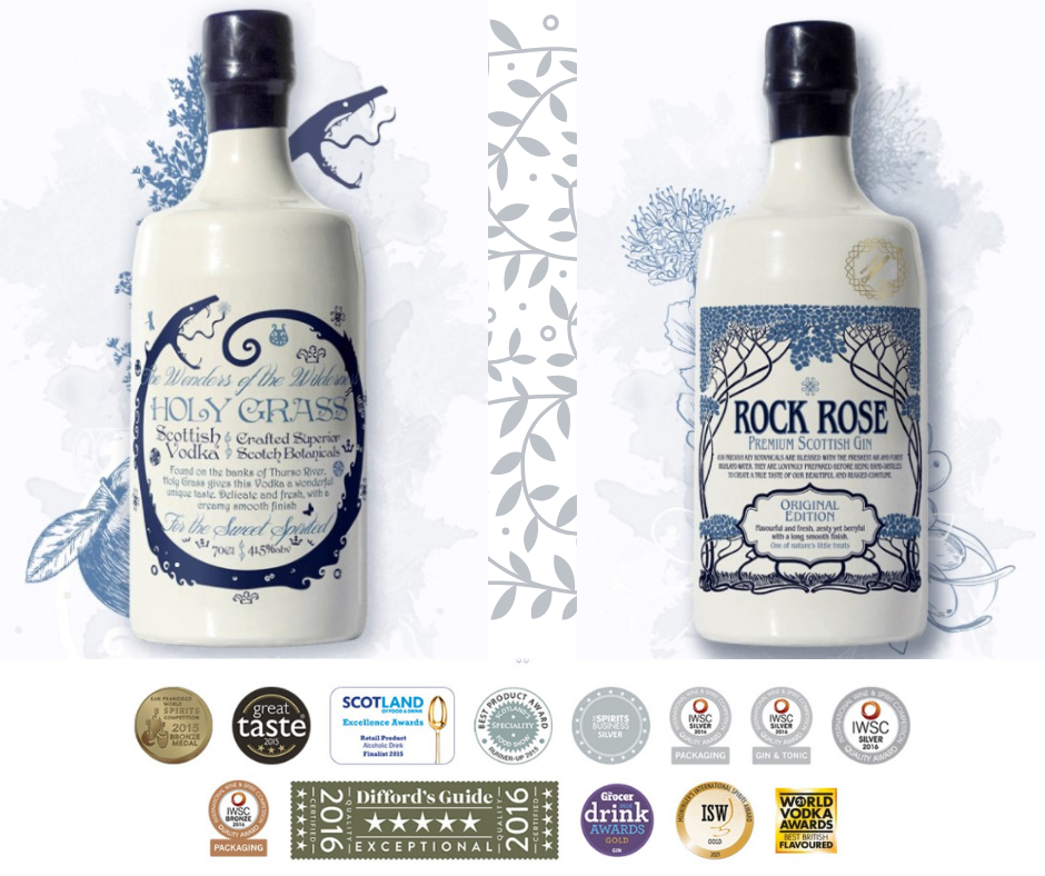 Dunnet Bay Distillers with Rock Rose and Holy Water